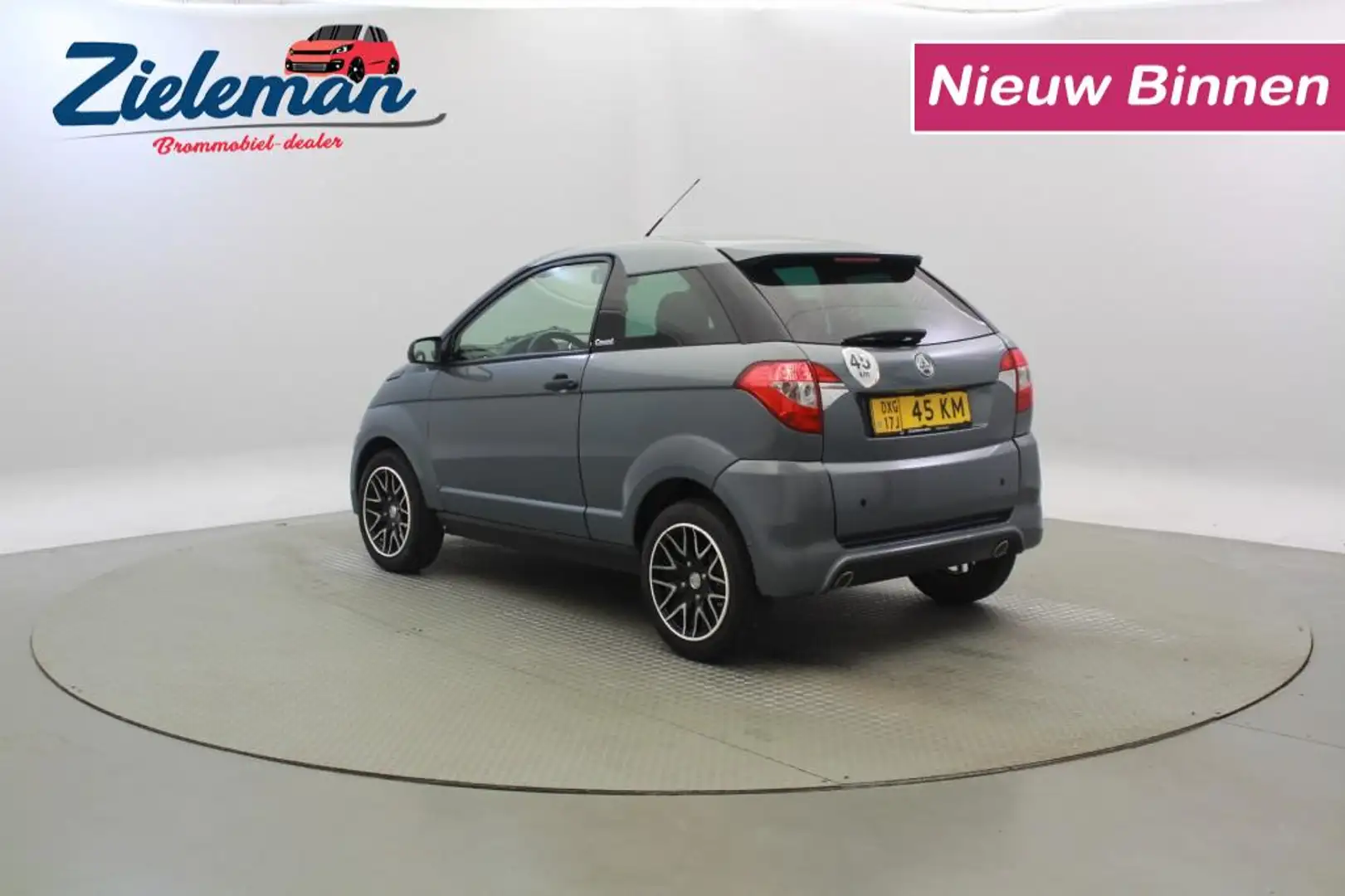 Aixam Coupe S - 2017 - 62.030 km - Leer, Parkeersensoren Grijs - 2