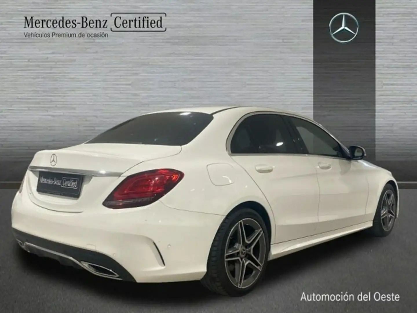 Mercedes-Benz C 200 d amg line (euro 6d-temp) Bianco - 2