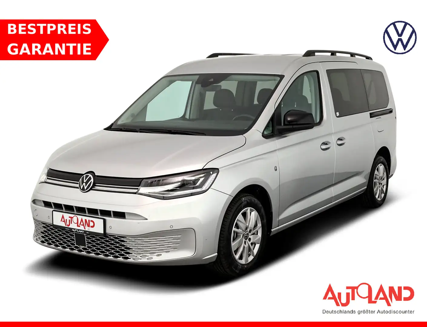 Volkswagen Caddy Maxi 1.5 TSI Life TEMP NAVI Kamera 7-Sitzer Silber - 1