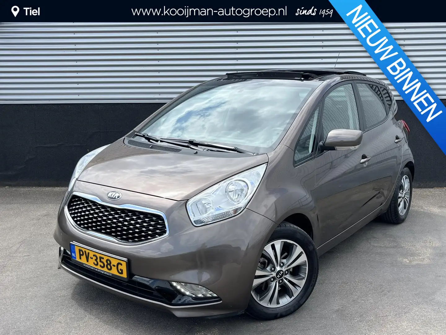 Kia Venga 1.6 CVVT Summer Edition Automaat, Schuif/kanteldak Marrone - 1