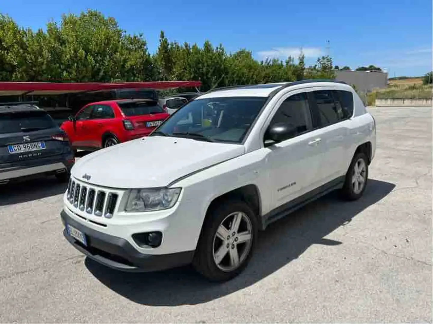 Jeep Compass Compass  2.2 crd Limited 4wd 163cv-MOTORE ROTTO Bianco - 1