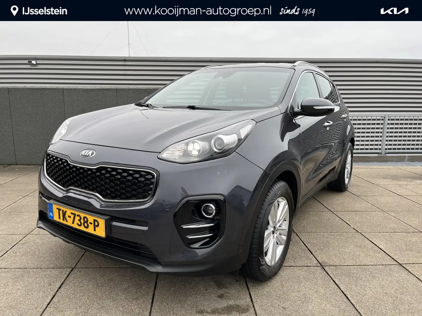 Kia Sportage 1.6 GDI Style Edition Leder / Navigatie Gris - 1