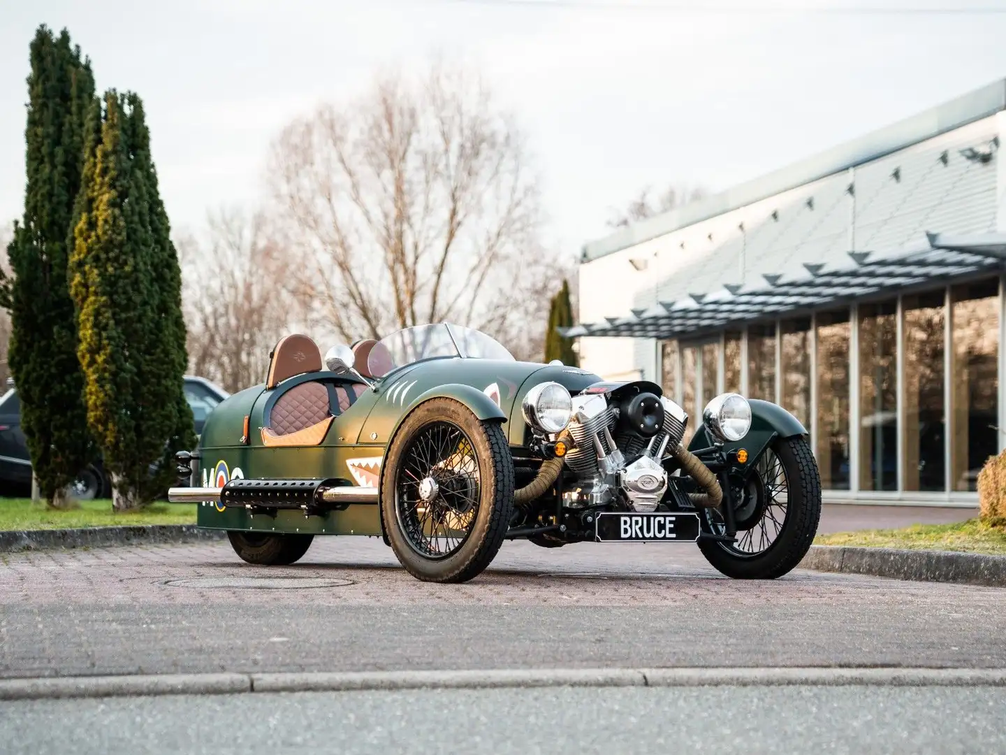 Morgan 3-Wheeler *Sonderlack* viele Morgan Park Extras! Grün - 1