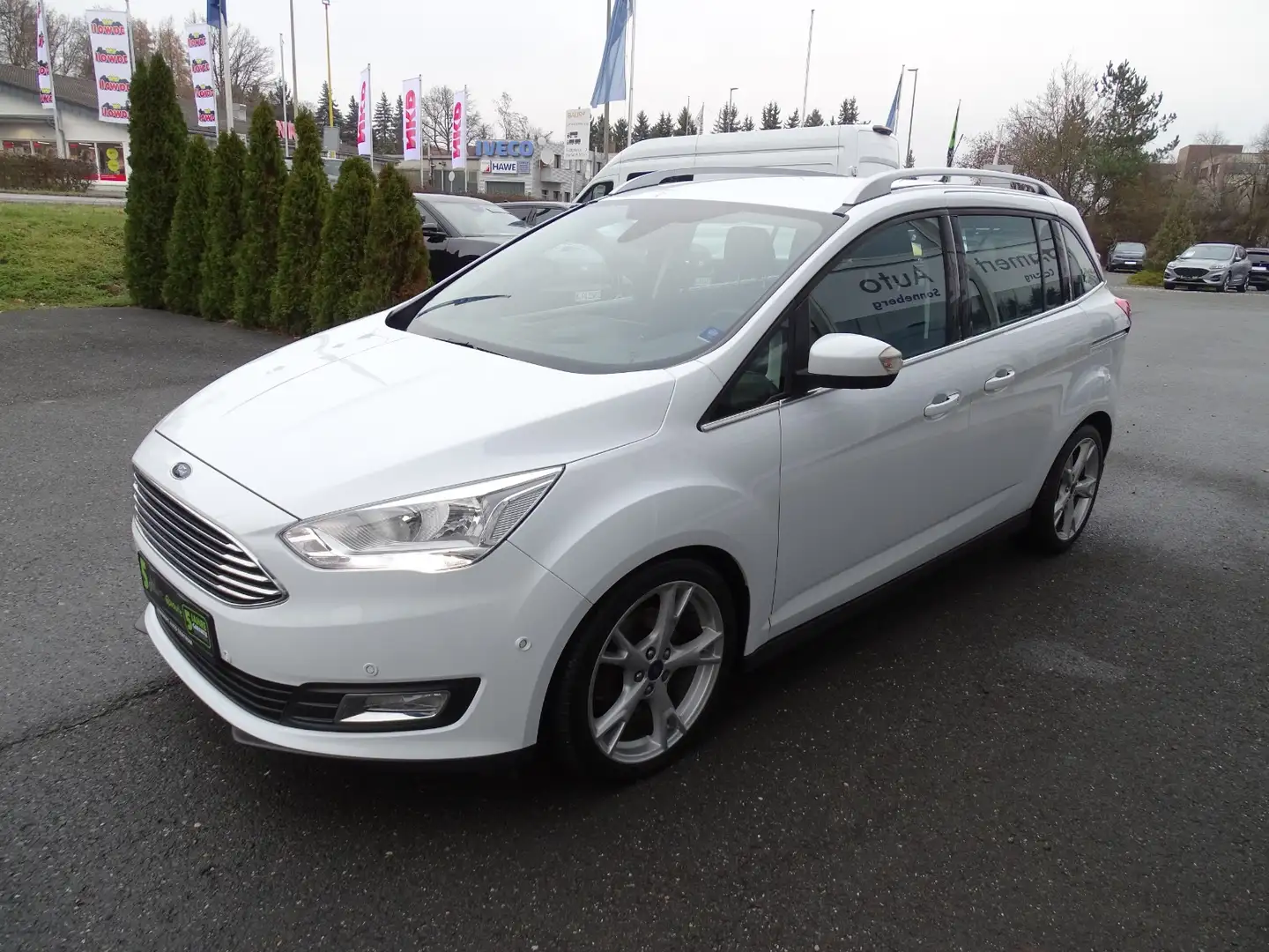 Ford C-Max 1.5 TDCi Grand Titanium Navi+SHZ+Winterp. Weiß - 2