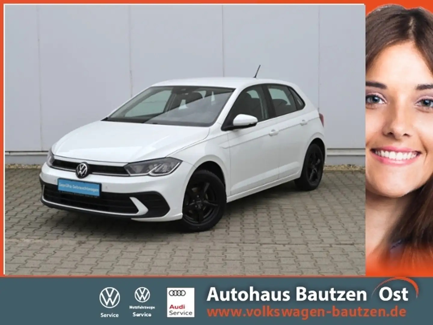 Volkswagen Polo 1.0 Life LED/NAVI/DIGITAL-COCKPIT/15-ZOLL/LANE-AS Weiß - 1