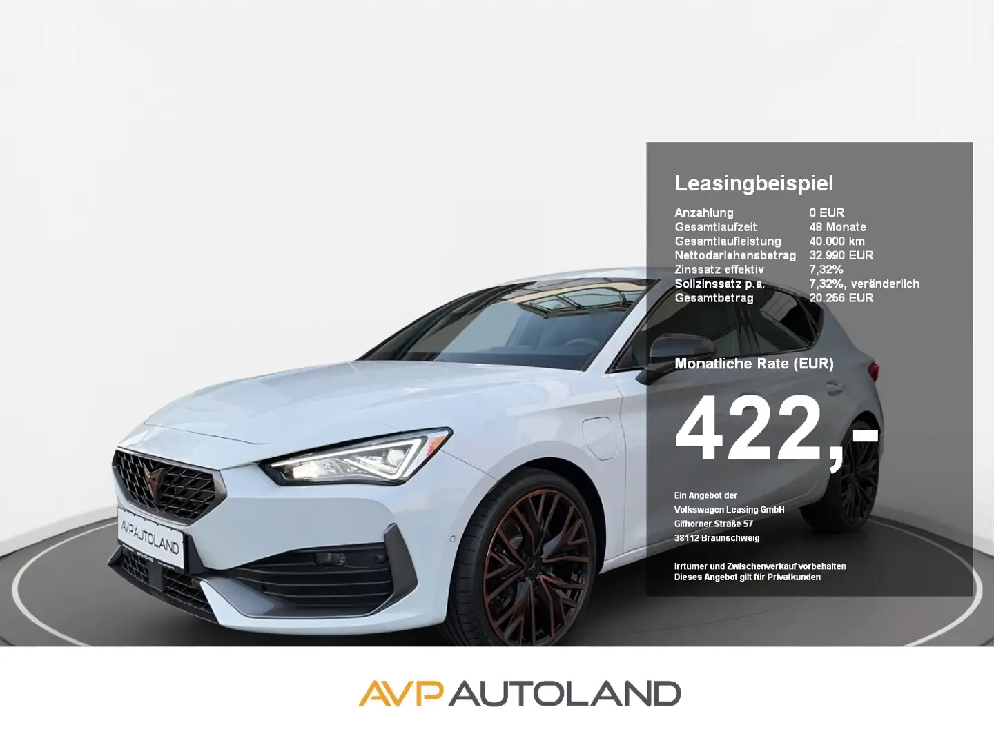 CUPRA Leon 1.4 e-Hybrid DSG VZ | NAVI | ACC | LED | Weiß - 1