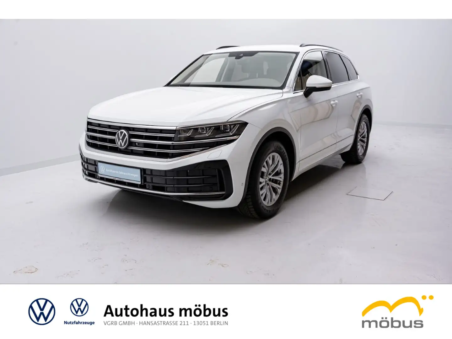 Volkswagen Touareg Elegance 3.0 V6 TDI*4Motion*AHK*MATRIX* Blanc - 2