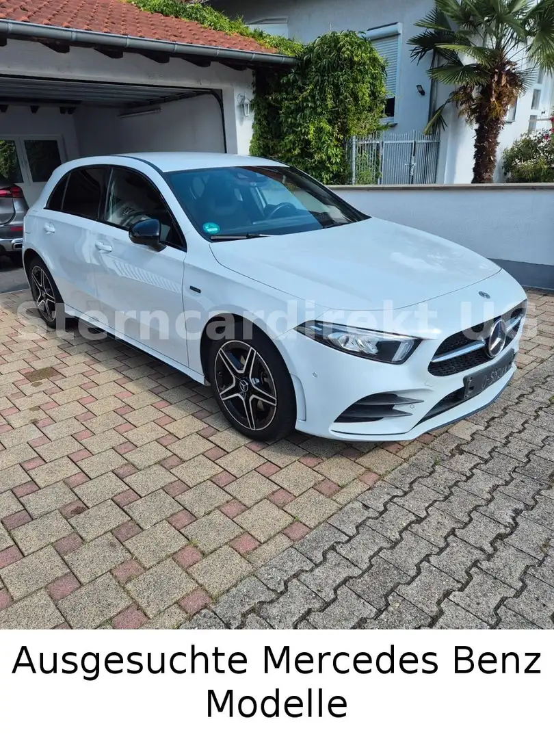 Mercedes-Benz A 250 e Edition AMG Night MBUX RFK LED PTS SPUR Blanc - 1