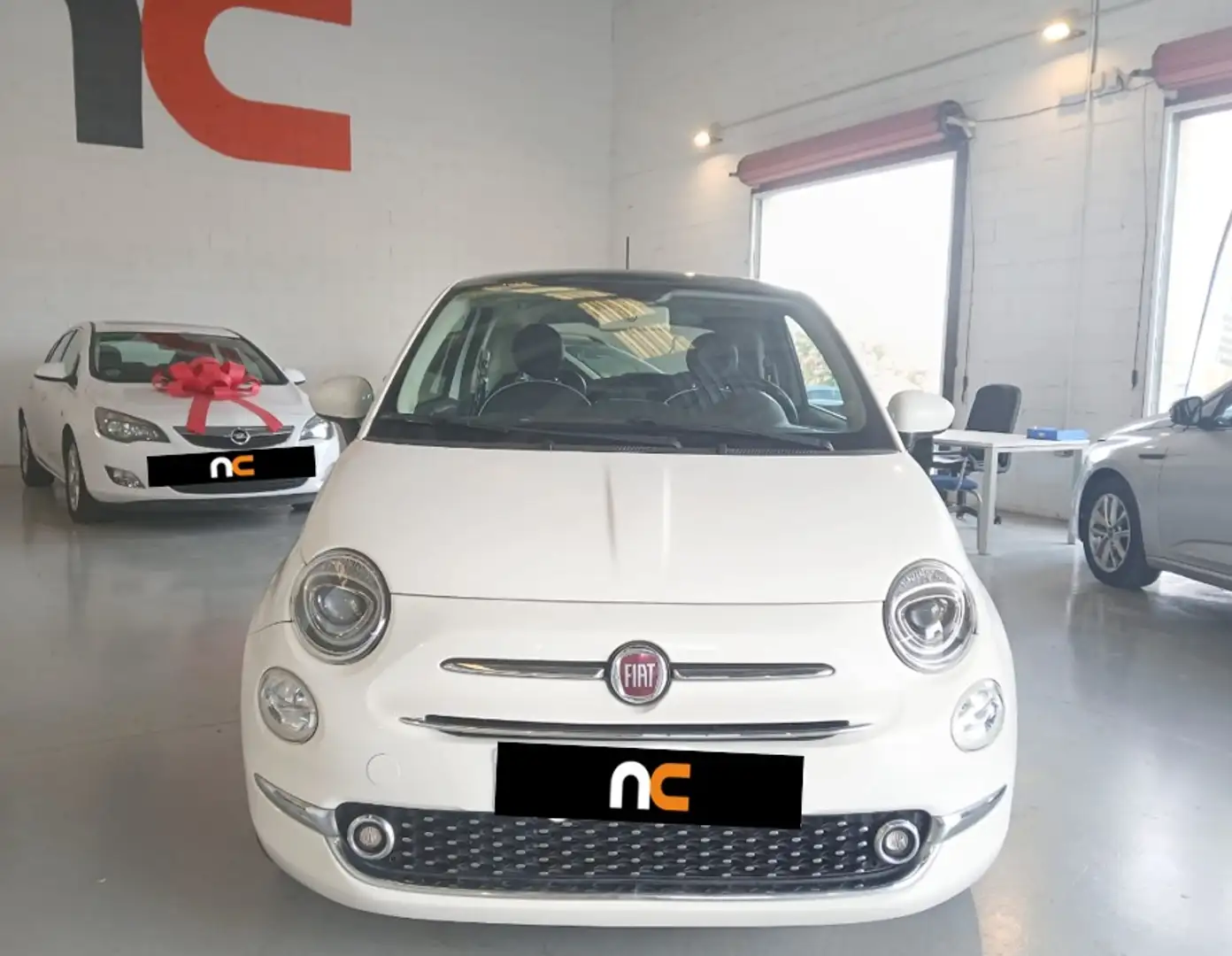 Fiat 500 1.2 Lounge Blanc - 2