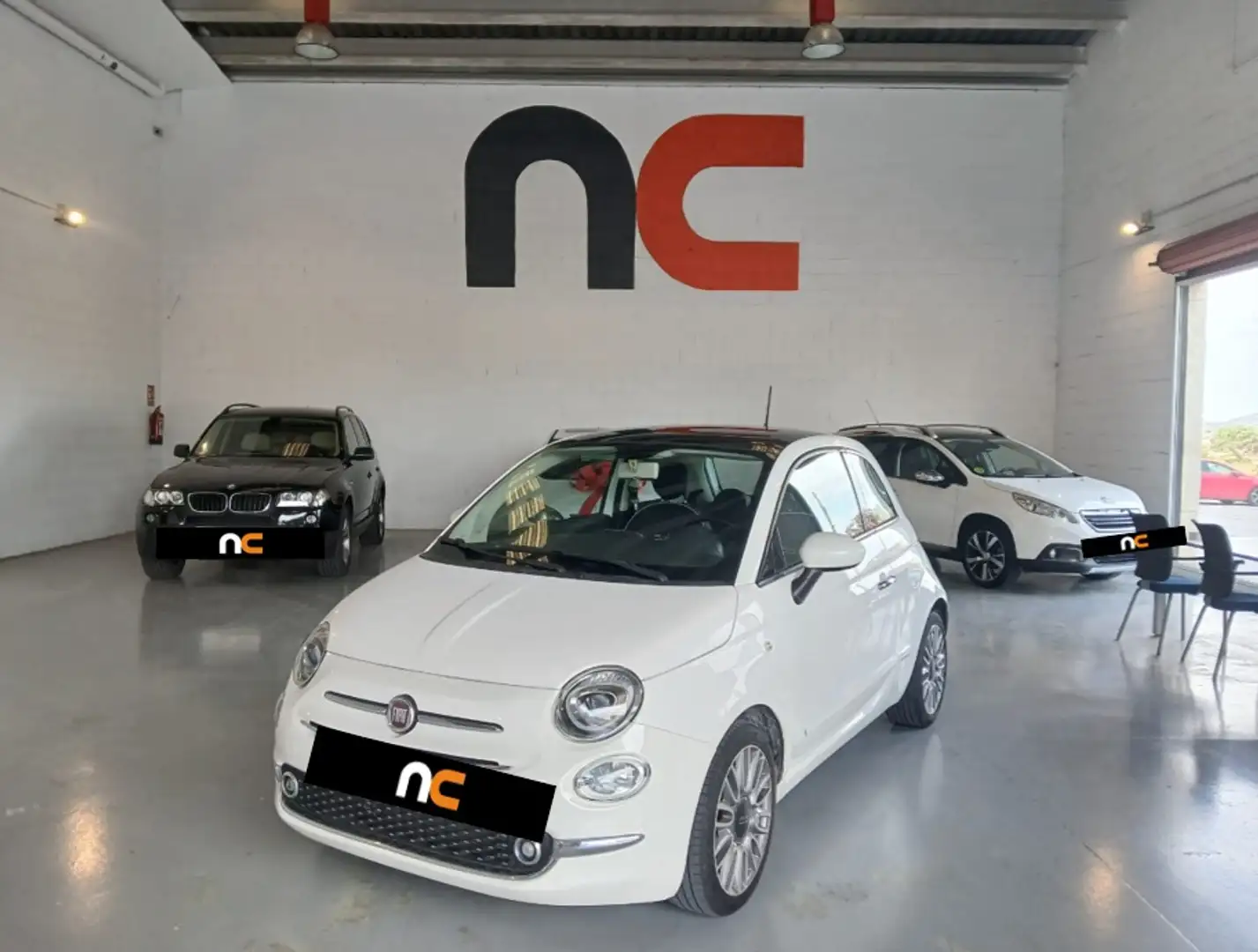 Fiat 500 1.2 Lounge Blanc - 1