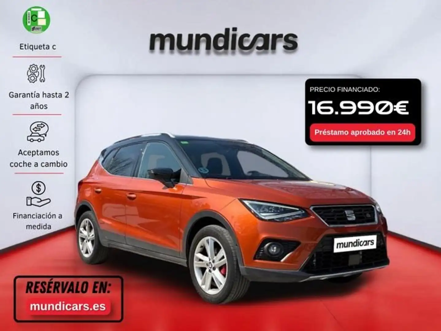 SEAT Arona 1.0 TSI FR Edition Naranja - 1