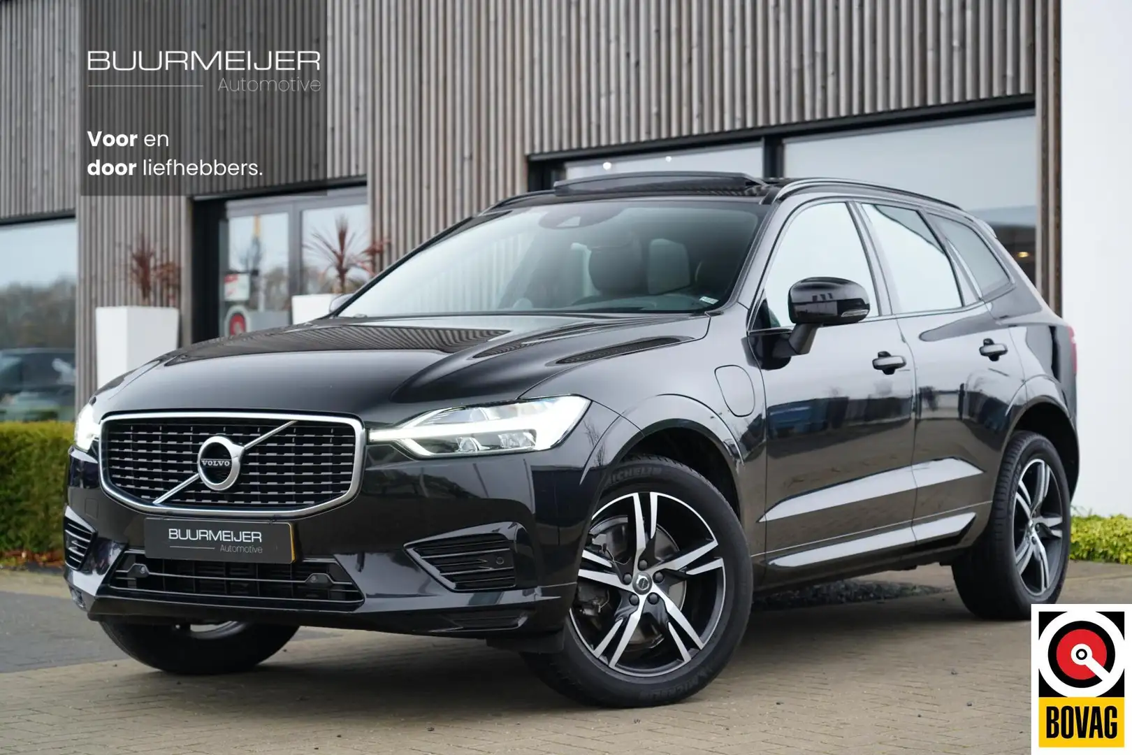 Volvo XC60 2.0 T8 Twin Engine AWD R-Design | Dealer onderhoud Zwart - 1