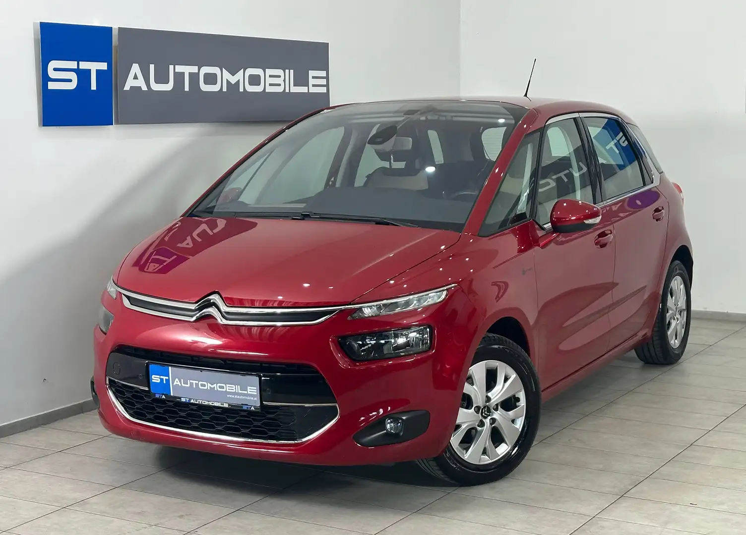Citroen C4 SpaceTourer Selection Aut. / 1.BESITZ // PDC // NAVI // Rot - 1