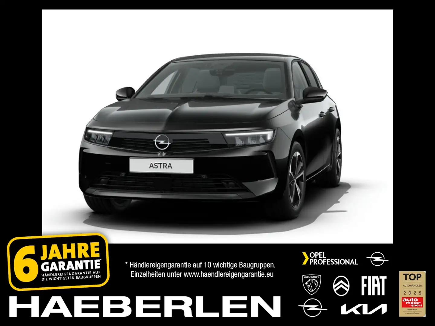 Opel Astra Edition 1.2 Turbo LED*KAMERA*PDC*Sitzh.* Zwart - 1