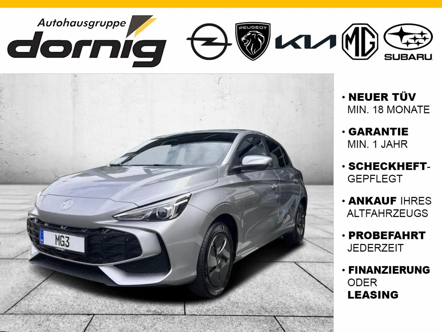 MG MG3 3 Hybrid+ Standard Silber - 1