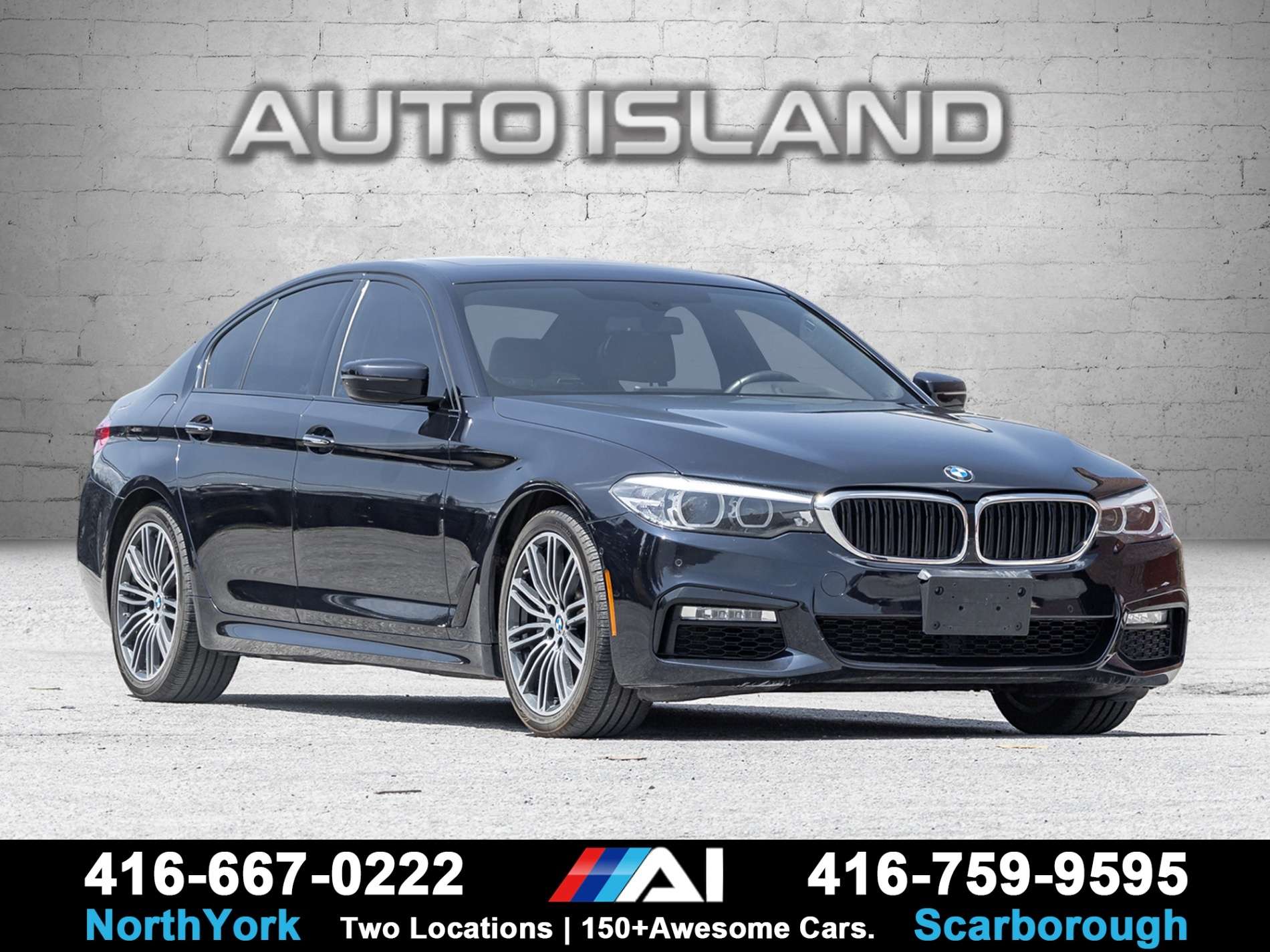 2017 BMW 5 Series 530i xDrive -M Sport-HUD-Dealer Serviced-Comfort A