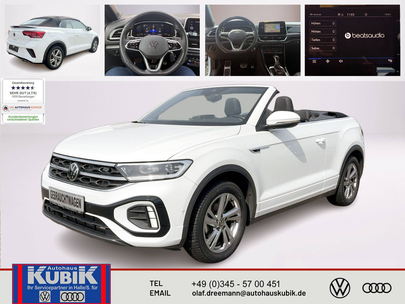 Volkswagen T-Roc T-Roc Cabriolet 1.5 TSI R-Line DSG+Navi Discover+