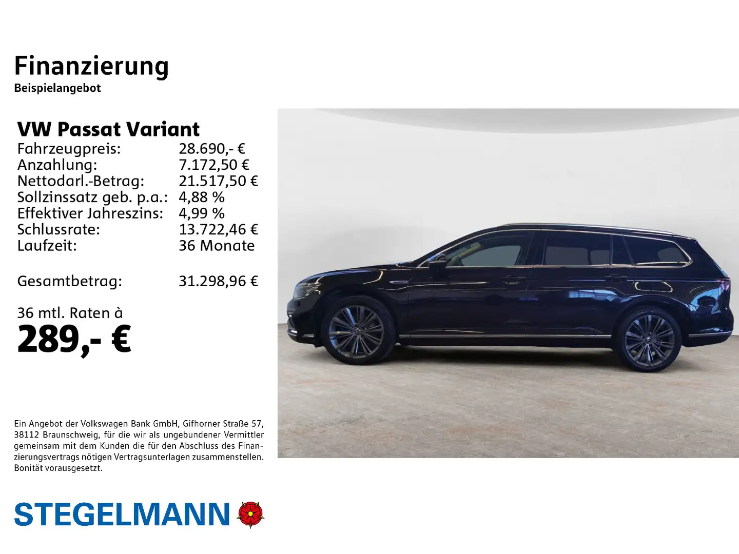 Volkswagen Passat Variant Hybrid GTE *Matrix-LED*Navi*ACC* Noir - 2