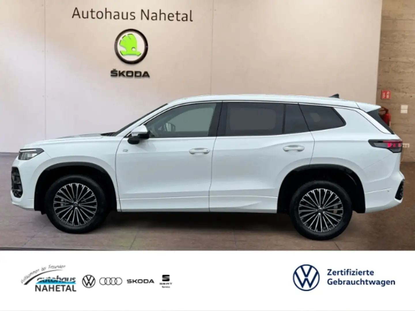 Volkswagen Tayron 2.0 TDI 4Motion R-Line AHK IQ LIGHT NAVI SOUNDSYST Weiß - 2