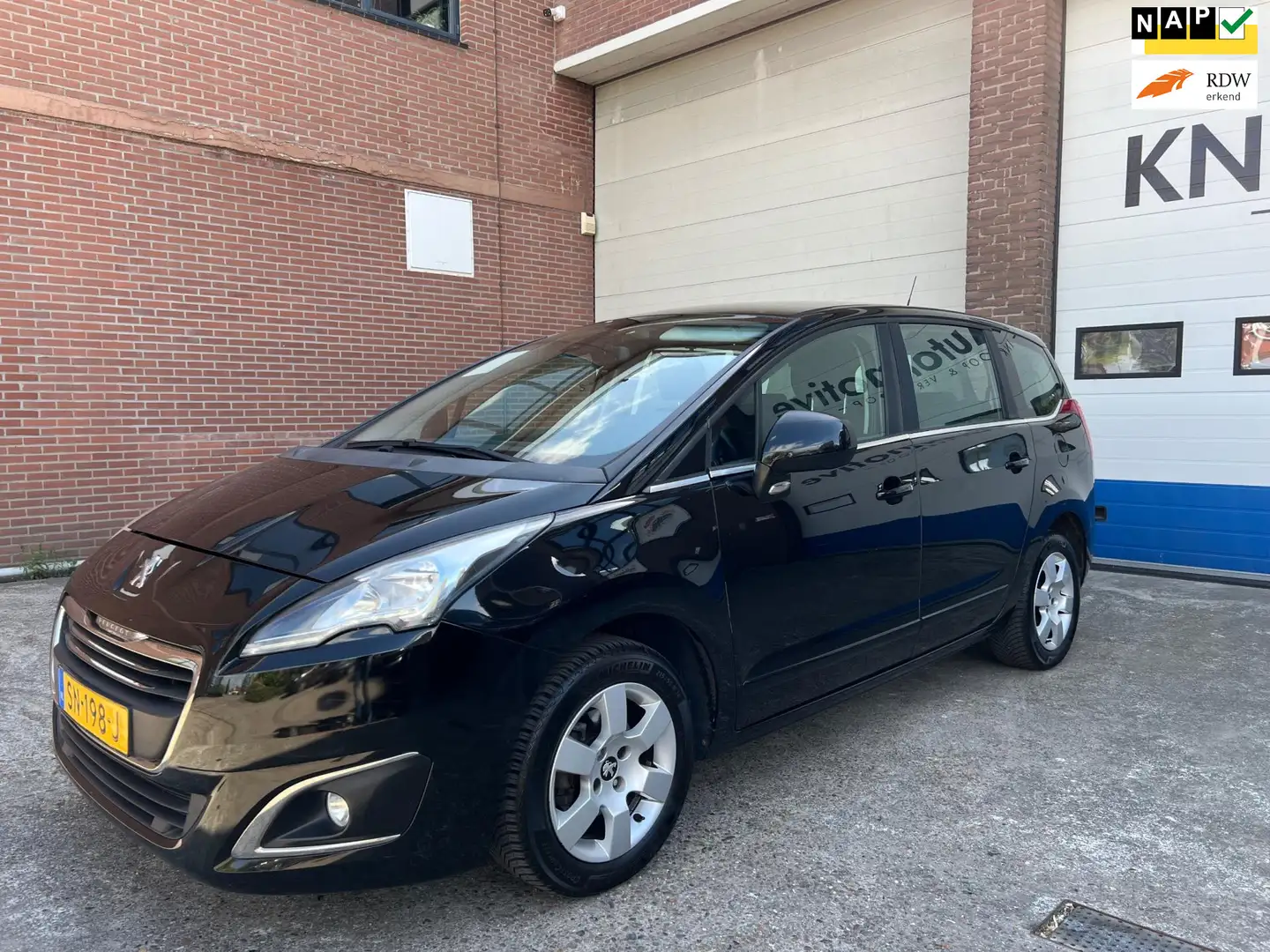Peugeot 5008 1.6 HDi Active 7p. DEALER ONDERHOUDEN 1E EIGENAAR Negru - 1