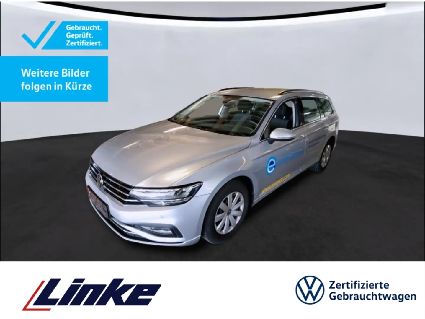 Volkswagen Passat Variant 1.5 TSI DSG Business Kamera/Navi ACC/LED/App-Conne Silber - 1