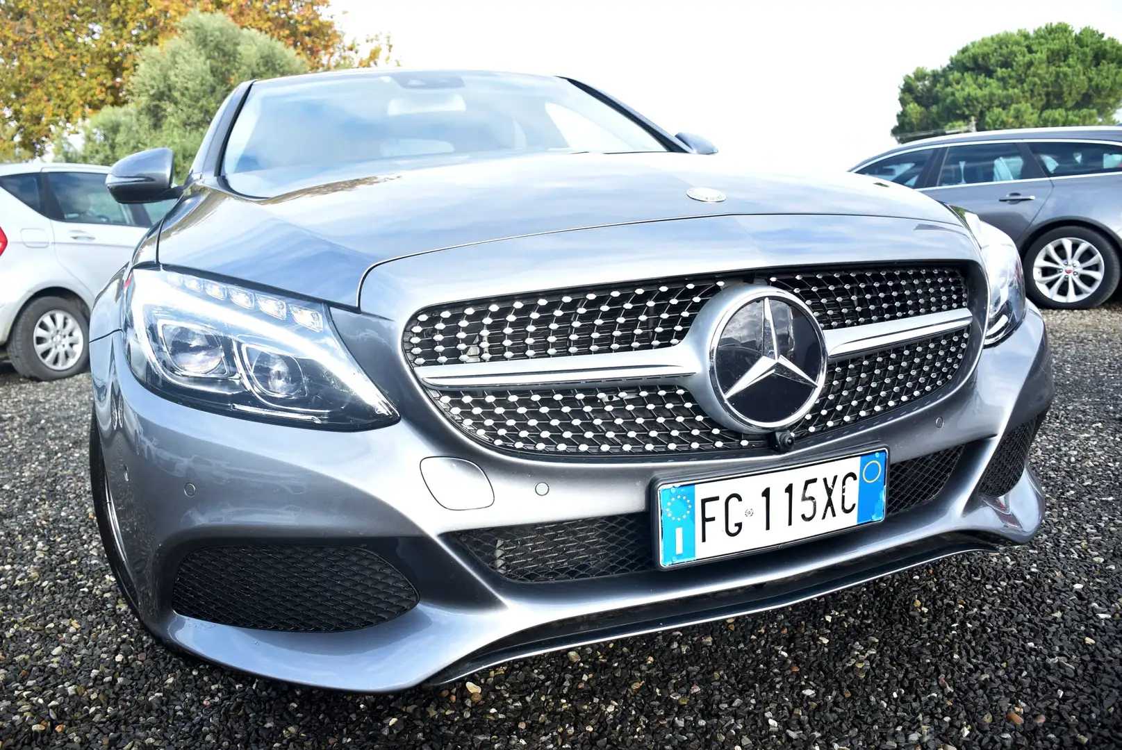 Mercedes-Benz C 200 d 4p AUT SPORT NAVI ANDROID CARPLAY LED CAM SENSOR Gris - 2