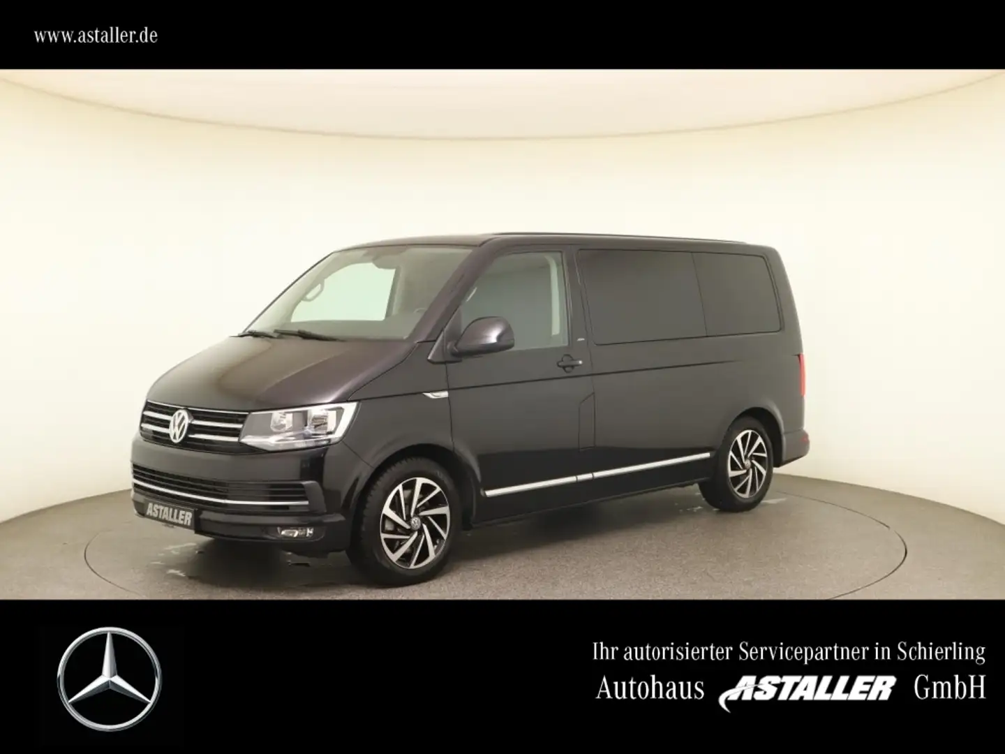 Volkswagen T6 Multivan Comfortline 2.0 TDI Fahrass+Cam+Navi Zwart - 1