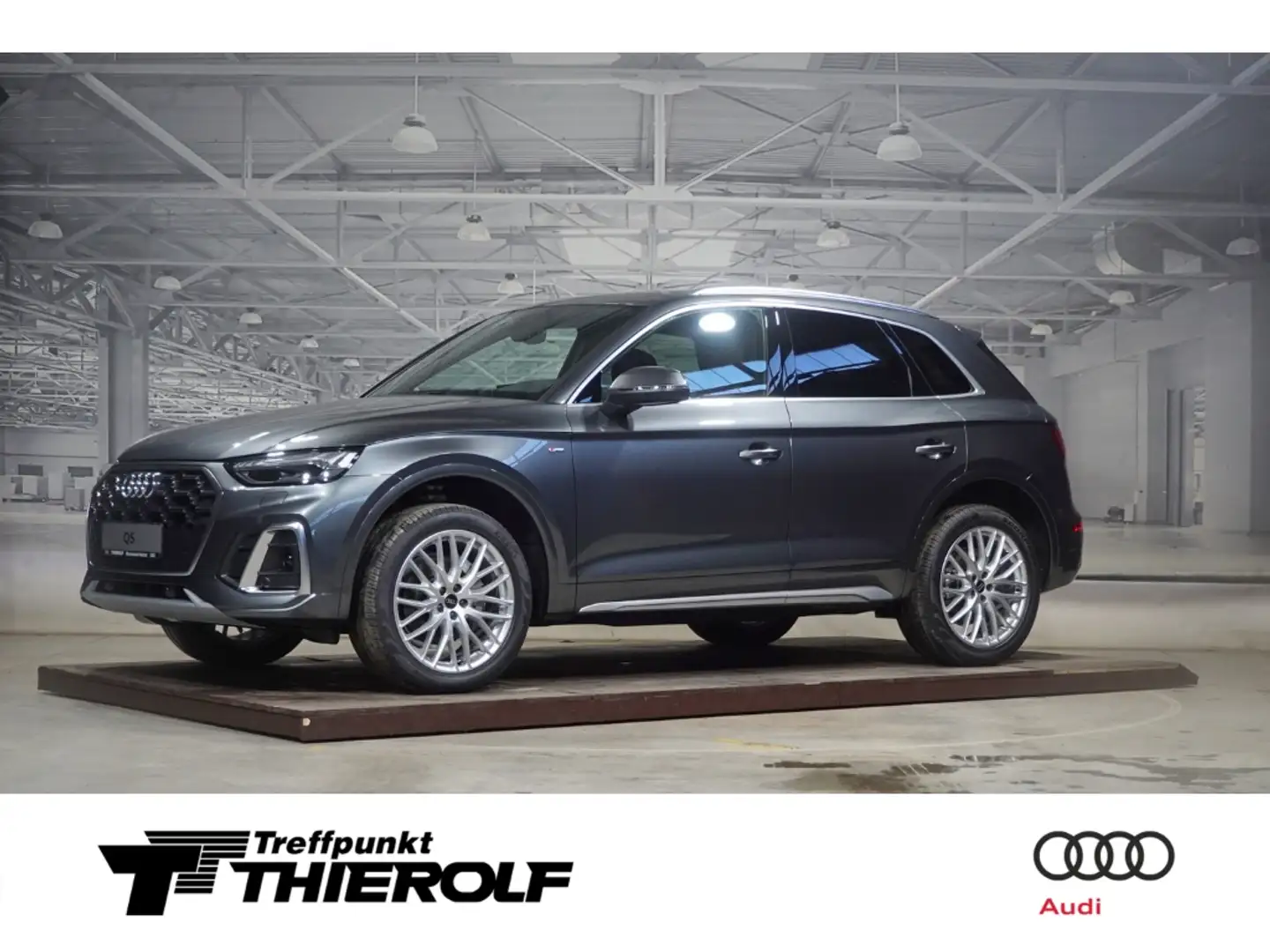 Audi Q5 S line Business 40 TDI quattro Panoramadach ACC Grau - 1