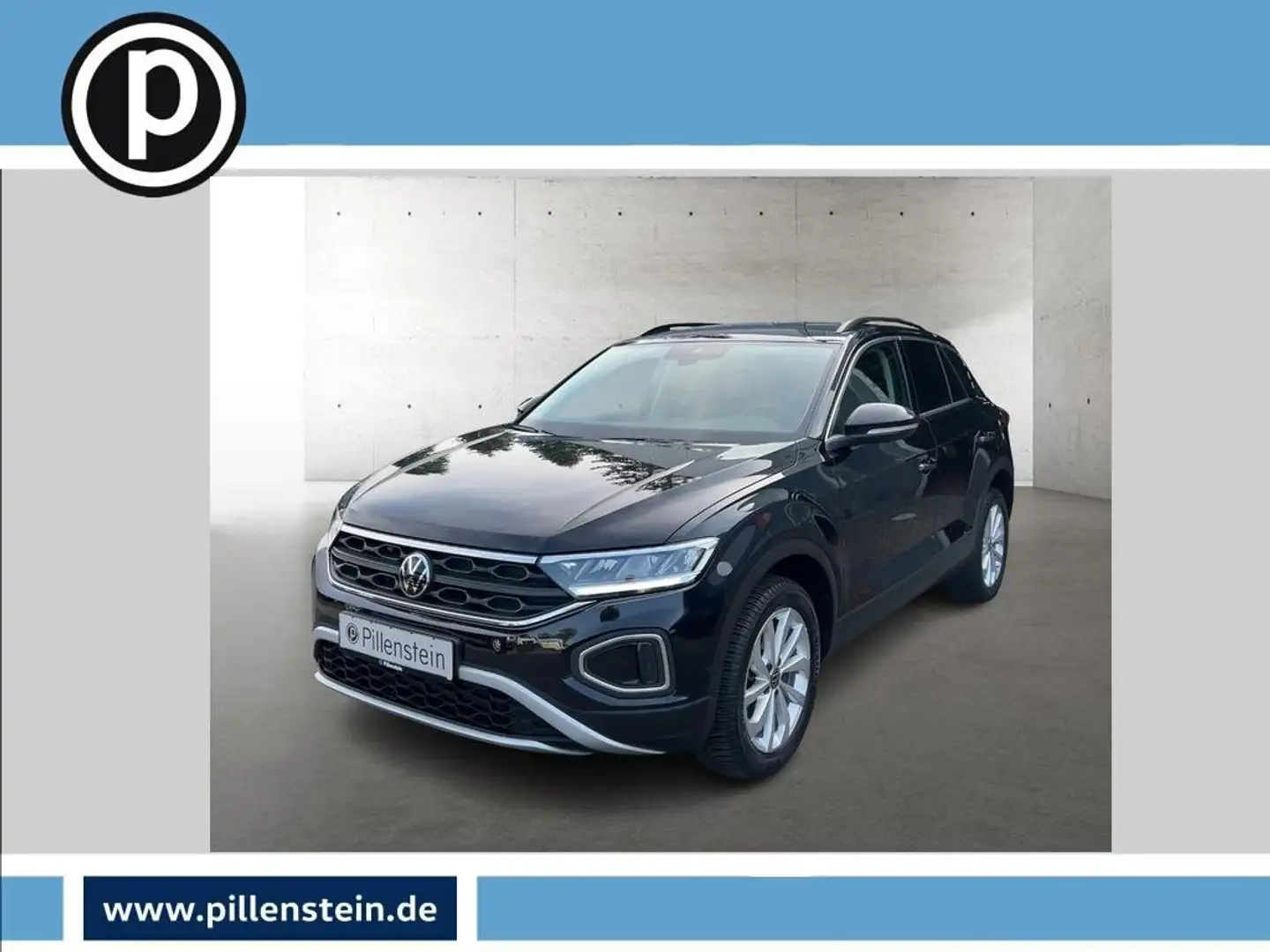 Volkswagen T-Roc LIFE 1.0 TSI FRONT-ASSIST LED SITZH. Schwarz - 1