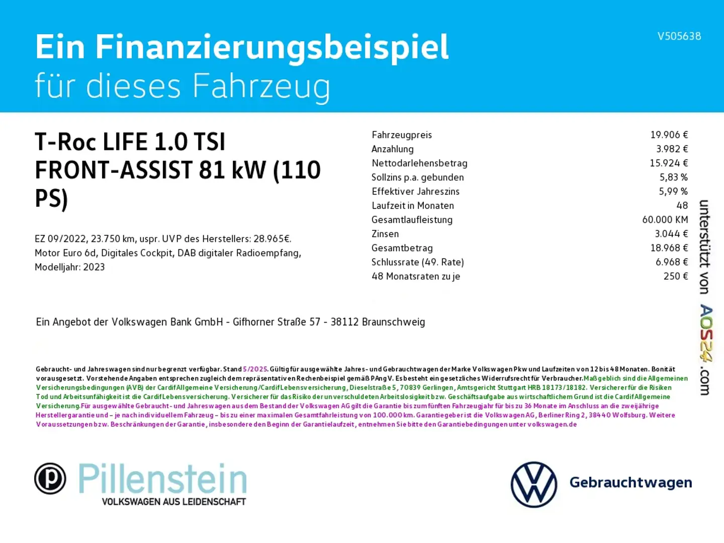 Volkswagen T-Roc LIFE 1.0 TSI FRONT-ASSIST LED SITZH. Schwarz - 2