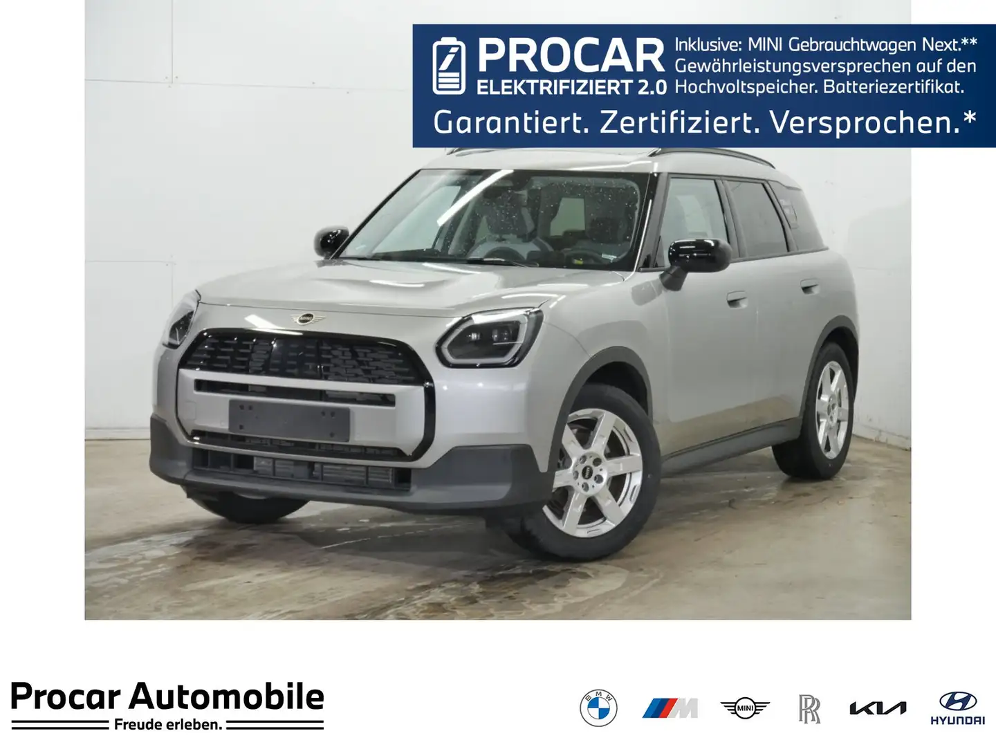 MINI Cooper Countryman Countryman C HUD PANO AHK 360°KAM RFK NAVI LED Silber - 1