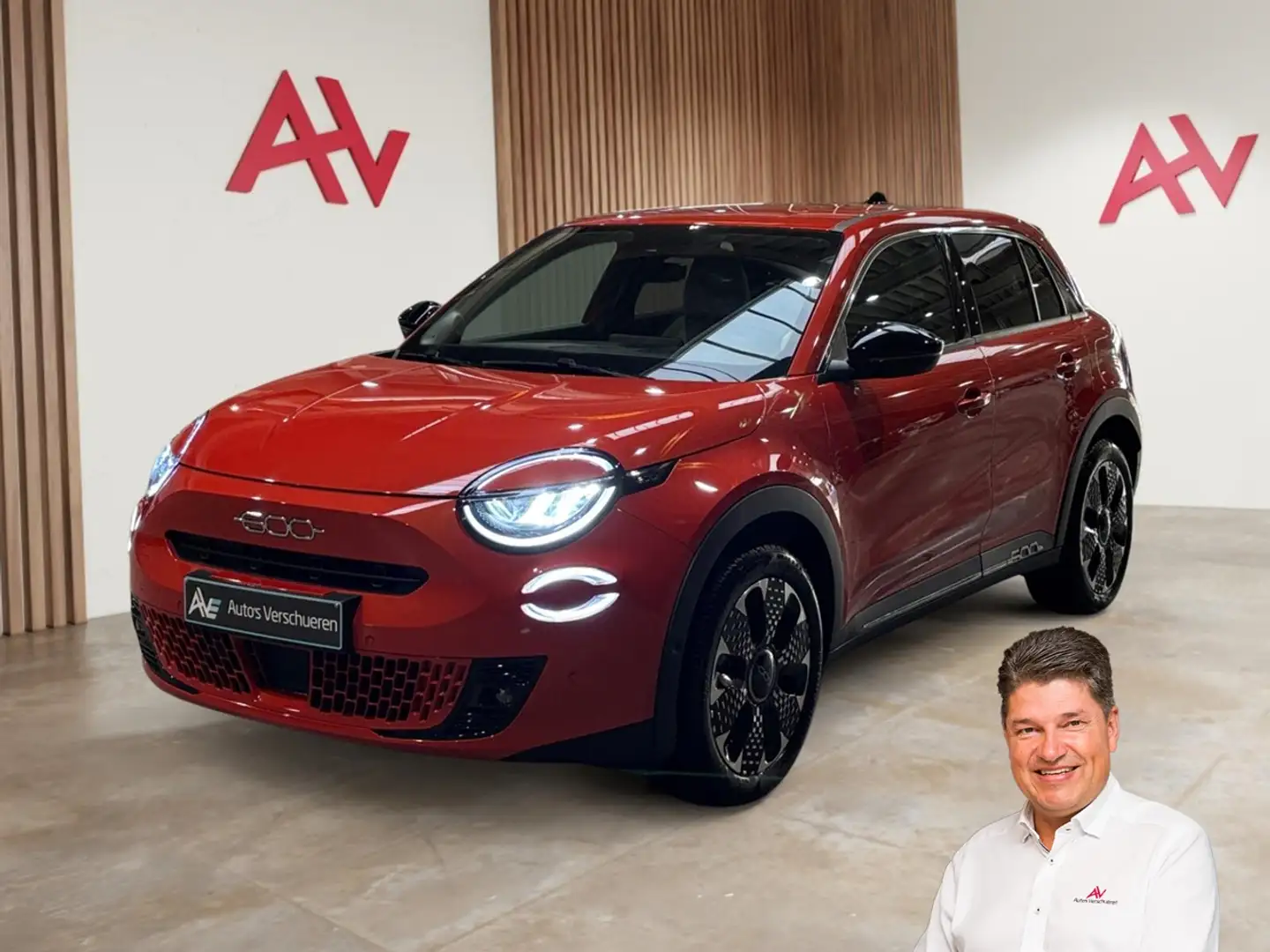 Fiat 600e La Prima 54 kWh ** Camera | ACC | Zetelverwarm. Orange - 1