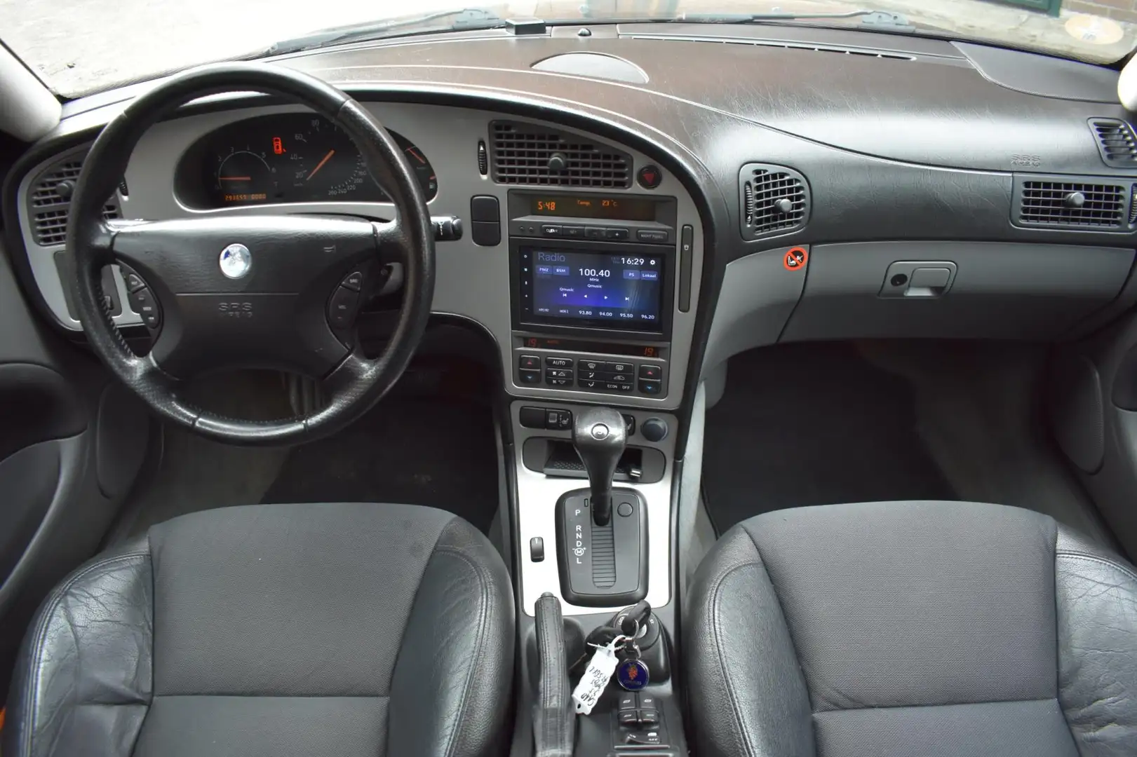 Saab 9-5 Estate 2.3 Turbo Aero '04 Clima NAvi Zwart - 2