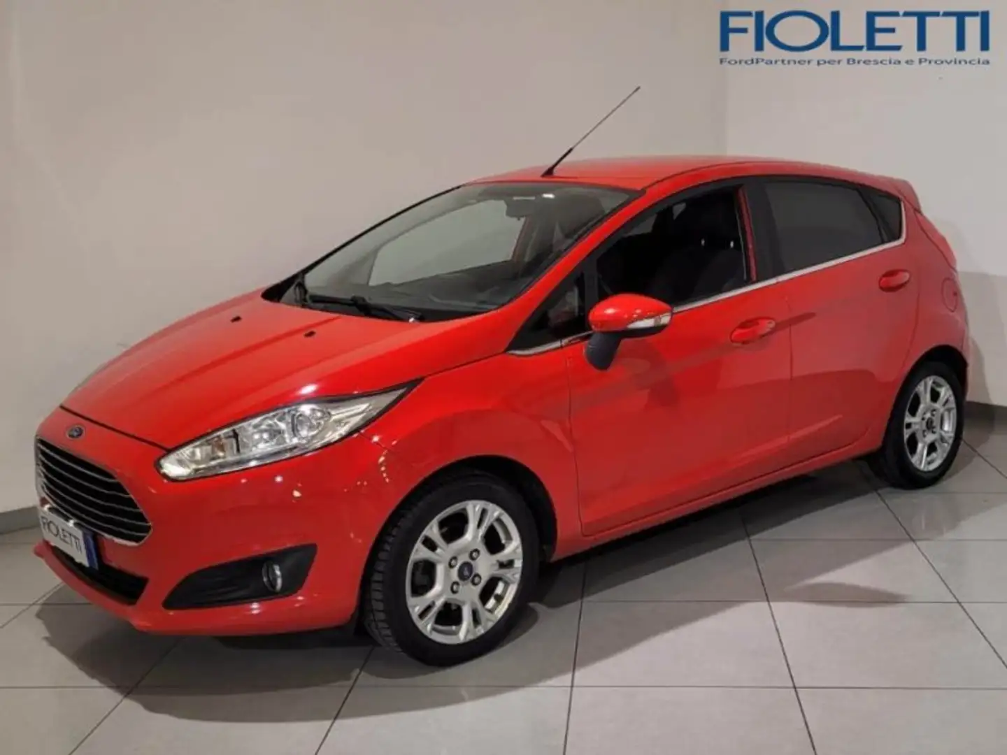 Ford Fiesta 5ª SERIE 1.5 TDCI 75 CV 5P. TITANIUM Rouge - 1