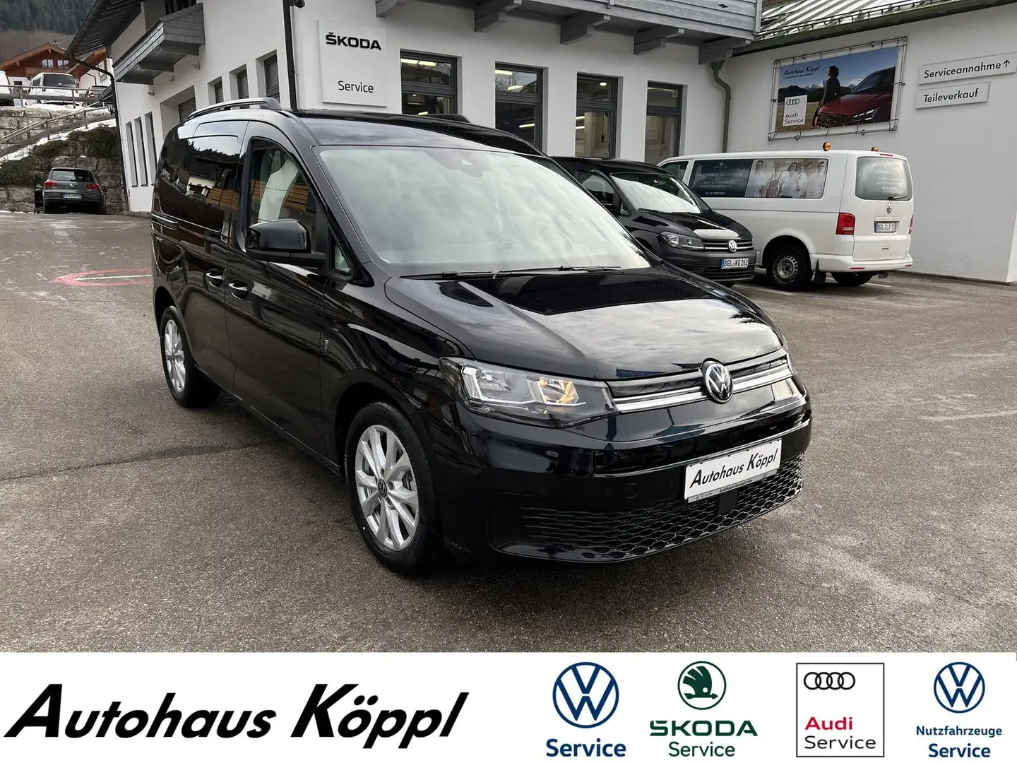 Volkswagen Caddy 2.0 TDI 4Motion Life AHK RFK 16" App AID Schwarz - 1