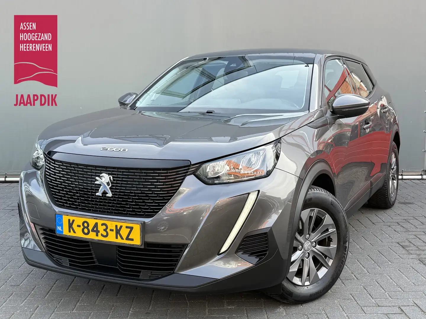 Peugeot 2008 BWJ 2021 1.2 101 PK Active CARPLAY + ANDROID | NA Gris - 1
