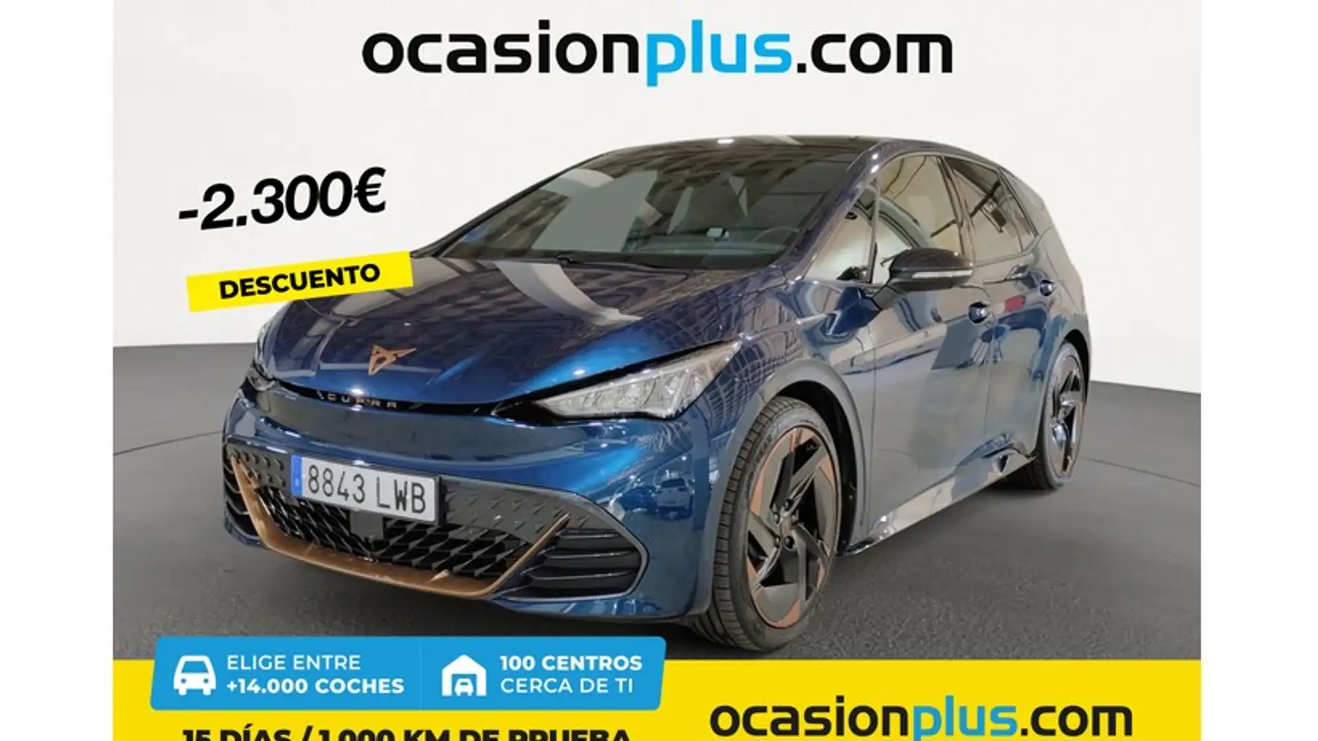 CUPRA Born 150kW 58kwh Bleu - 1