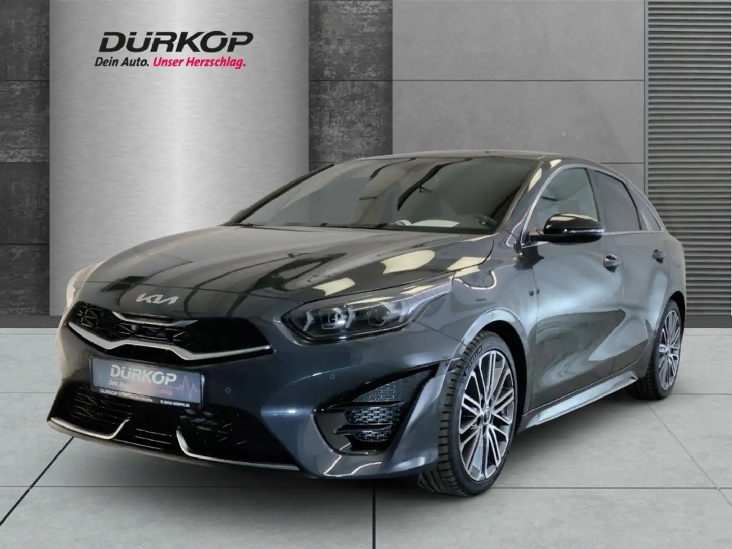 Kia ProCeed / pro_cee'd 1.5T GT LINE Automatik Navi 8fach-bereift Klimaaut Gris - 1