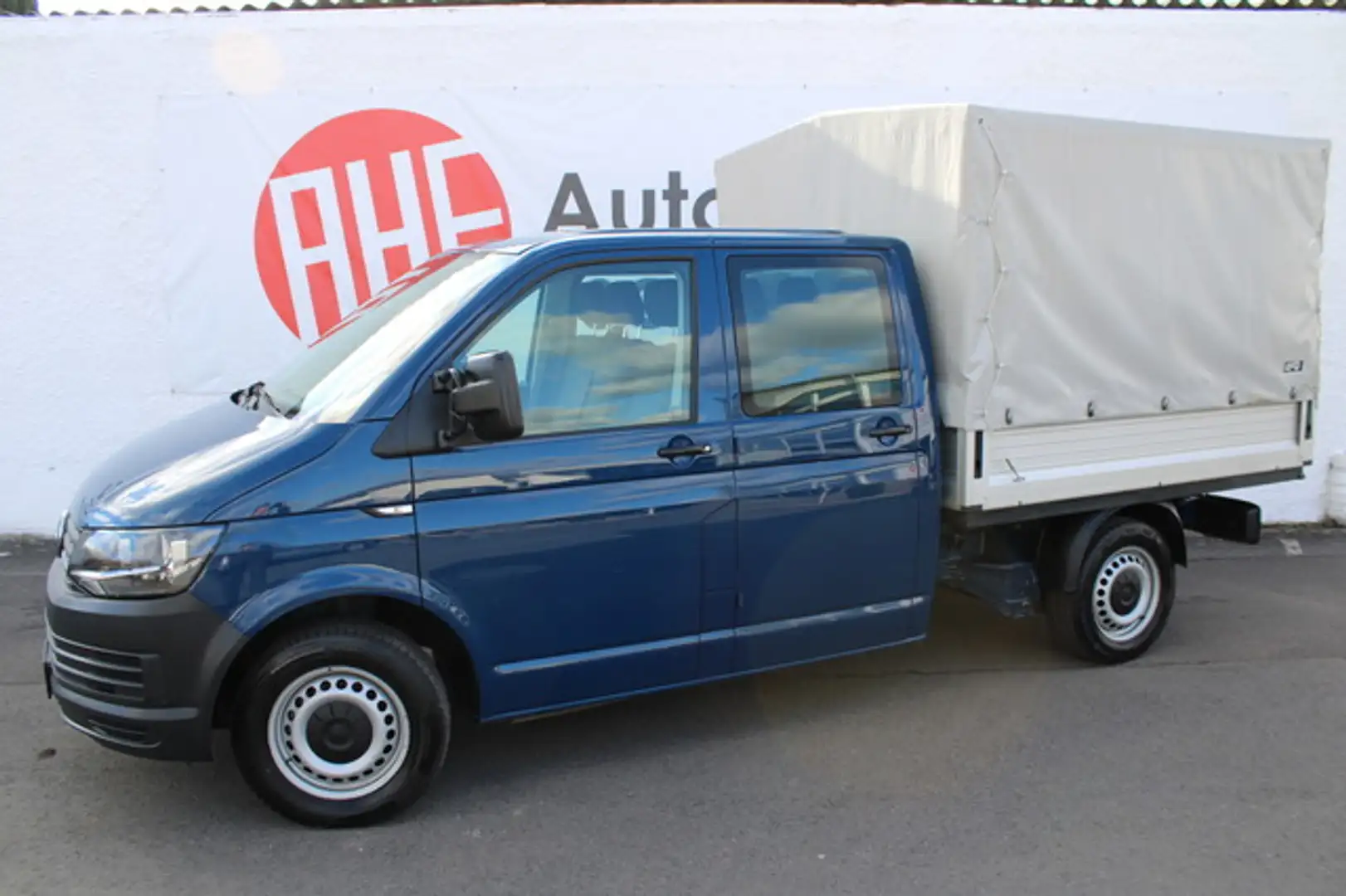 Volkswagen T6 Transporter 2.0 TDI Pritsche DoKa LR 4M Ahk Bleu - 1