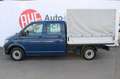 Volkswagen T6 Transporter 2.0 TDI Pritsche DoKa LR 4M Ahk Azul - thumbnail 2