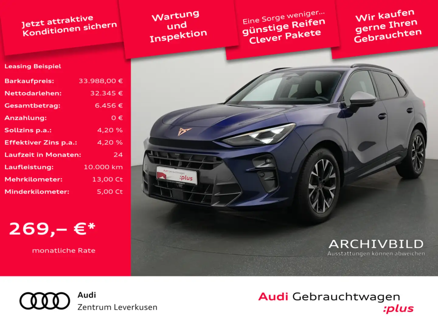 CUPRA Terramar MEMORY DCC SHZ CARPLAY LED KEYLESS PDC Schwarz - 1