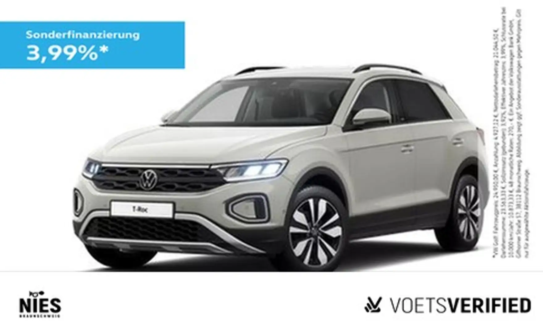 Volkswagen T-Roc Life MOVE 1.5 TSI DSG RearView+AppConnect+SHZ Grau - 1