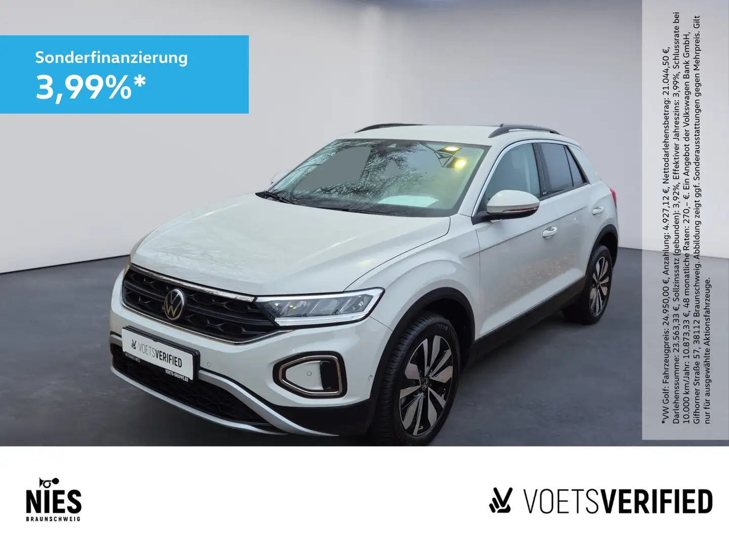 Volkswagen T-Roc Life MOVE 1.5 TSI DSG RearView+AppConnect+SHZ Grau - 1