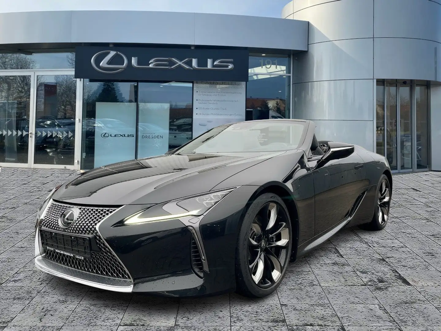 Lexus LC 500 Cabrio HUD*Navi*360KAM*ACC*DAB Schwarz - 2