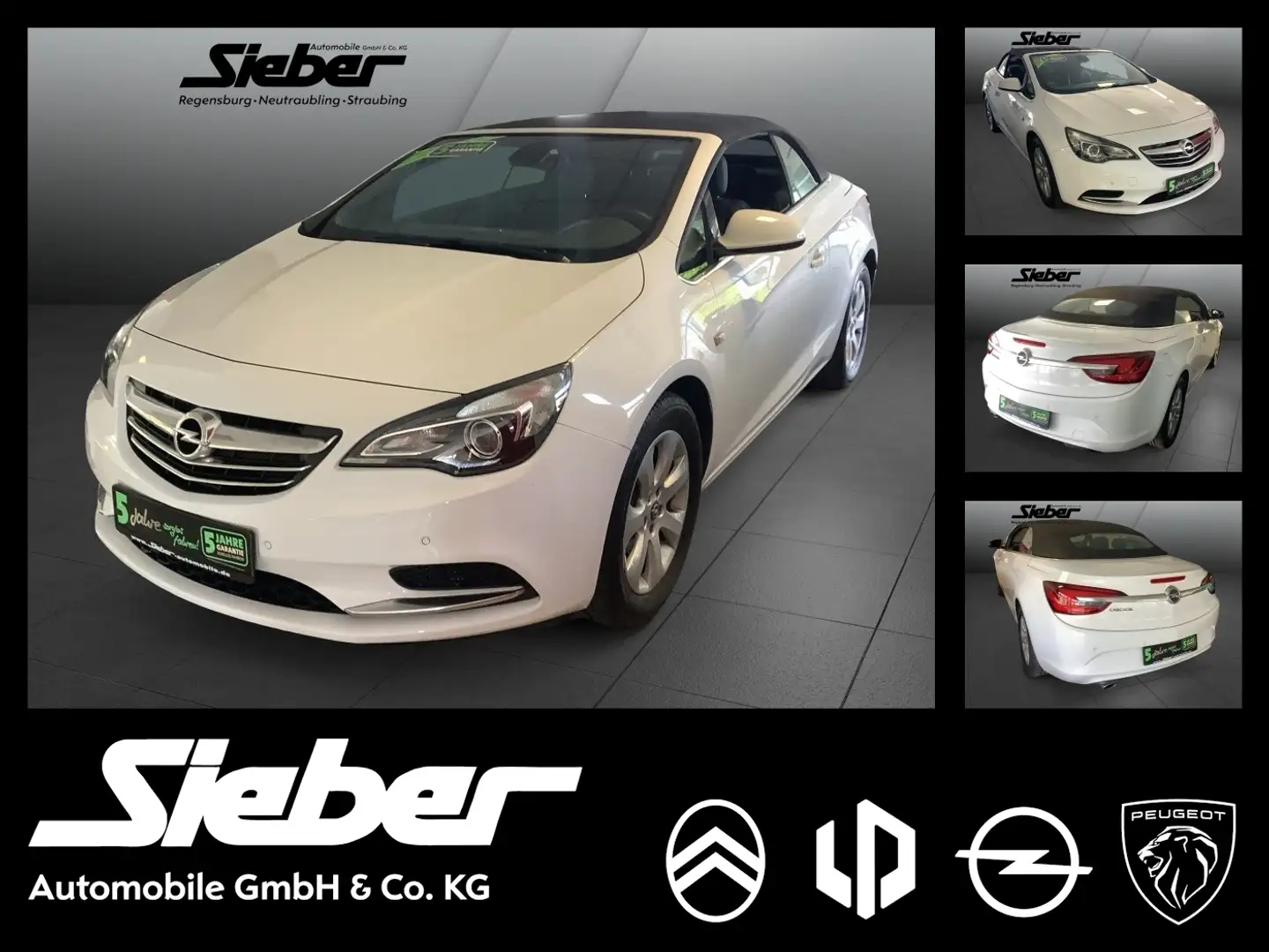 Opel Cascada 1.4 Turbo Edition *Leder*Sitzheizung* Bílá - 1