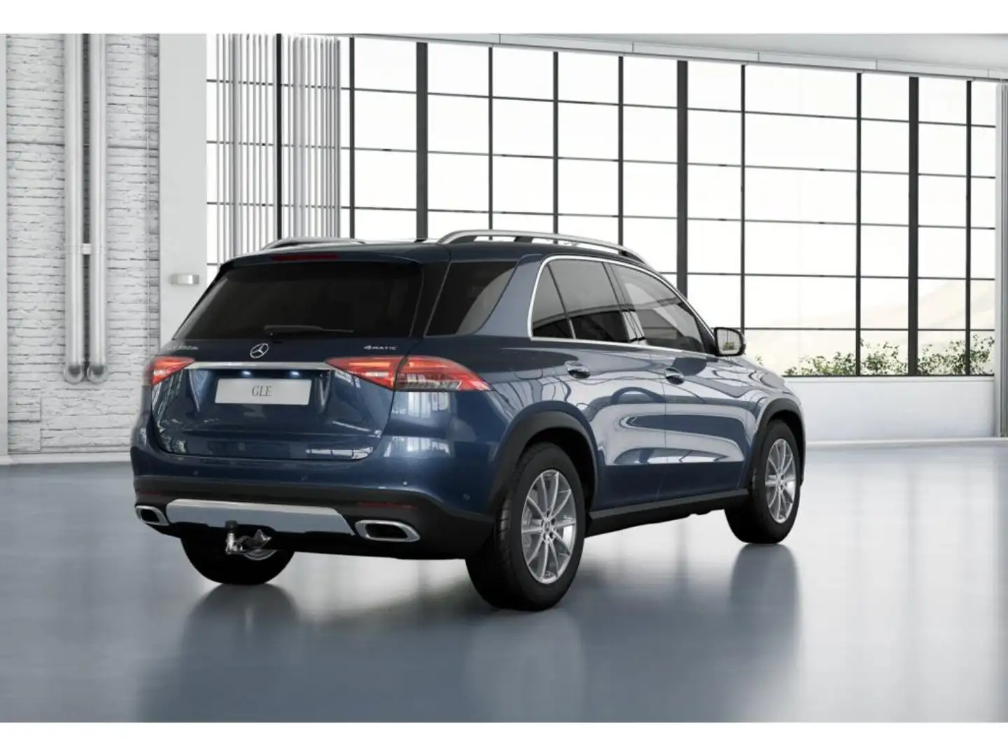 Mercedes-Benz GLE 350 de 4MATIC +MBUX+Wide+Pano+Burm+AHK+360 Blau - 2