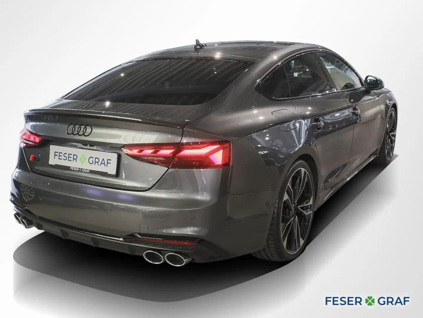 Audi S5 Sportback TDI qu. 360° AHK Matrix Navi Pano Gris - 2