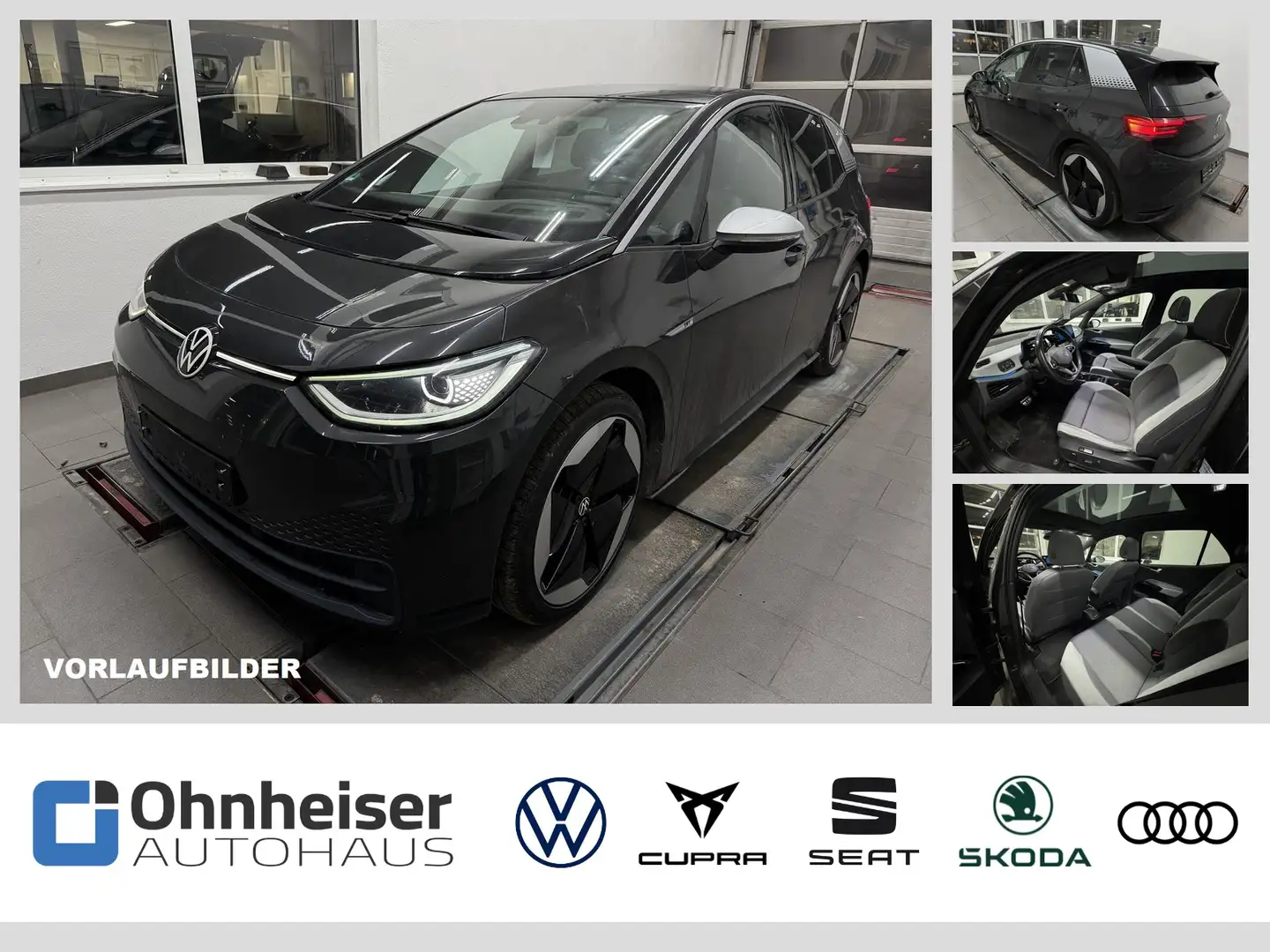 Volkswagen ID.3 Pro Performance 58 kWh PANO*HuD*ACC*SHZ*NAVI Grau - 1