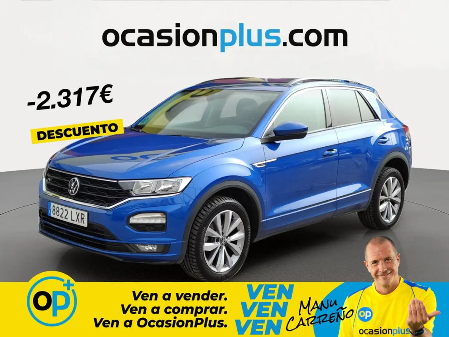 Volkswagen T-Roc 1.5 TSI Advance R-Line DSG7 Azul - 1