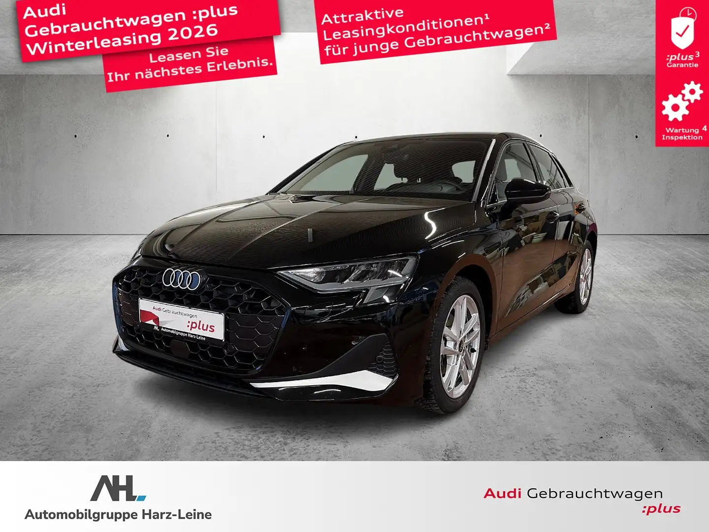 Audi A3 Sportback 30 TDI advanced LED Navi AHK PDC SHZ Schwarz - 1
